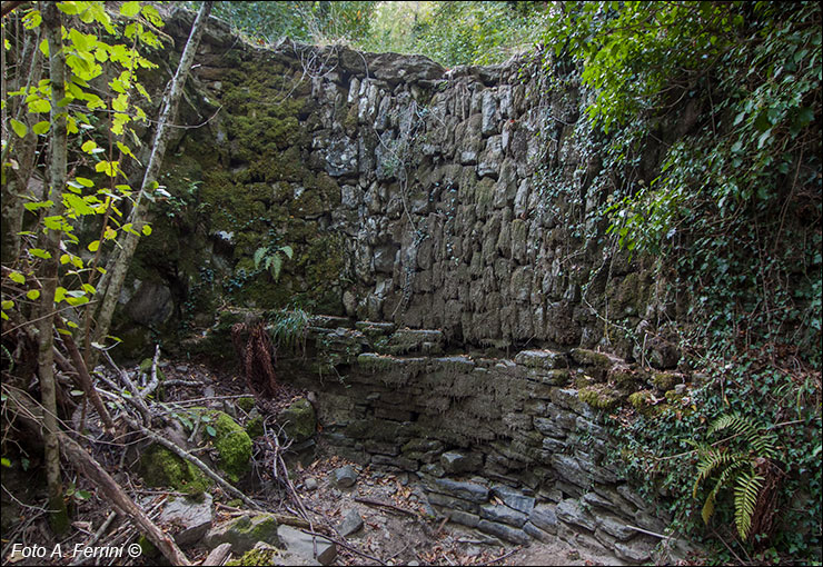 Muro sul Fosso della Villa