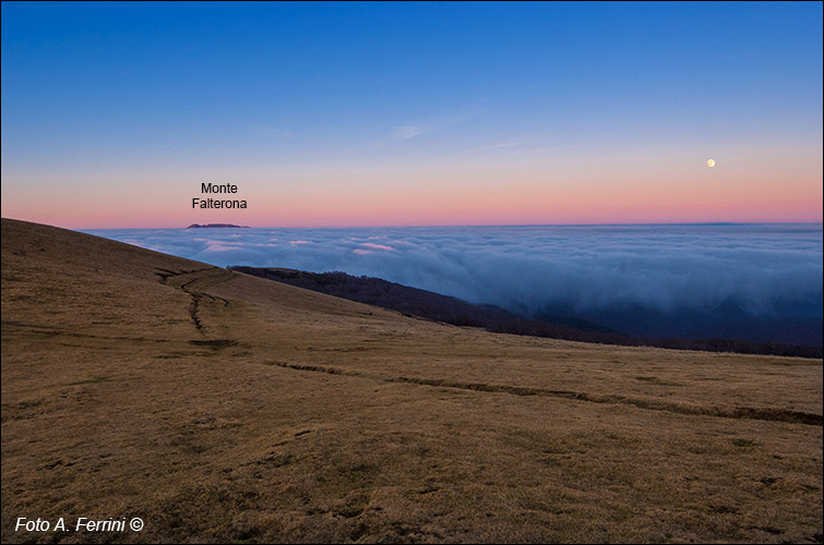 Pratomagno e nebbia